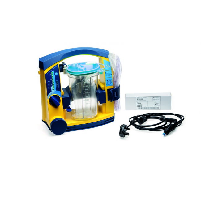 LAERDAL SUCTION UNIT WITH SERRES CANISTER & LINER