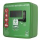 POLYCARBONATE OUTDOOR DEFIBRILLATOR CABINET WITH CODE LOCK, HEATING SYSTEM AND LED LIGHT